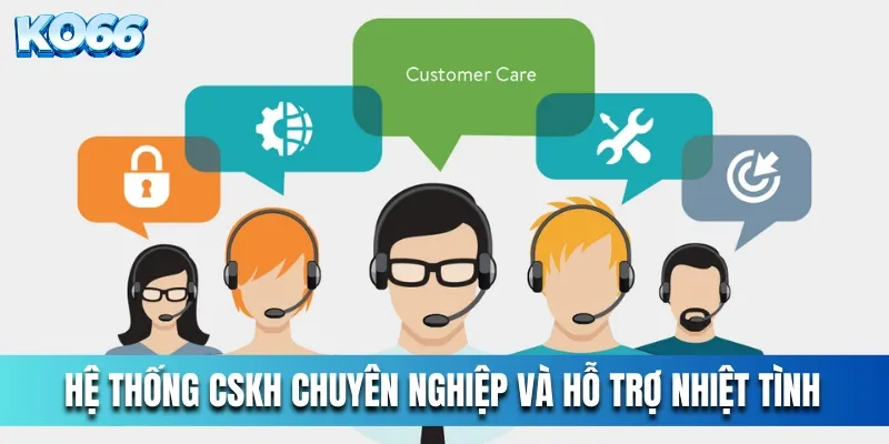 Hệ thống CSKH chuyên nghiệp và hỗ trợ nhiệt tình